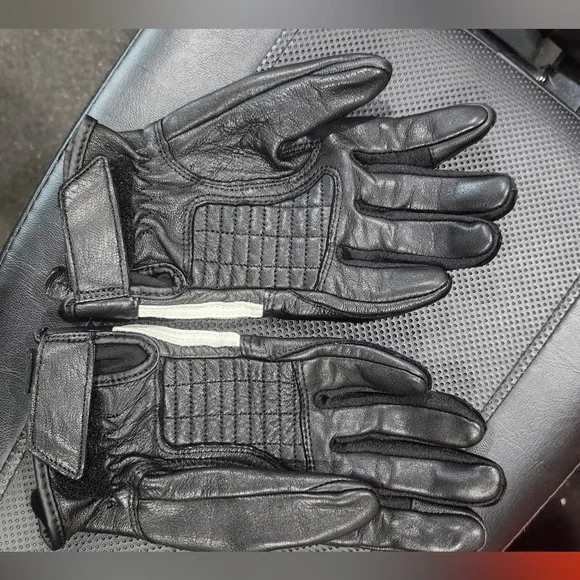 Harley-Davidson women’s South Shore leather gloves medium - Picture 4 of 5